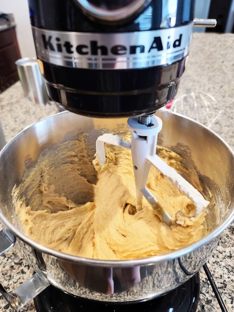Cookie Cake Mix with Kitchen Aid