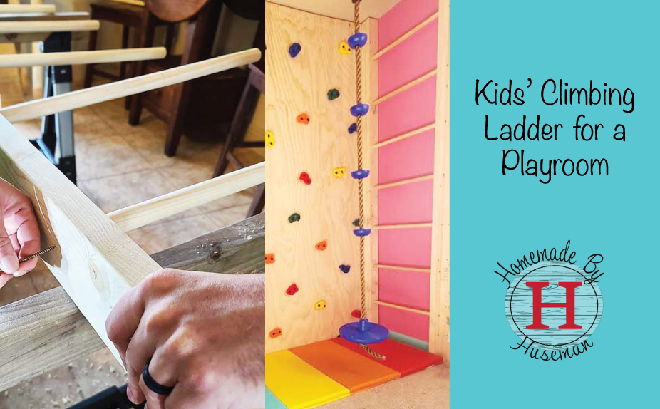 How To Build a Kids' Climbing Ladder - Homemade by Huseman