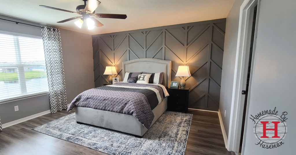 Gray bedroom makeover