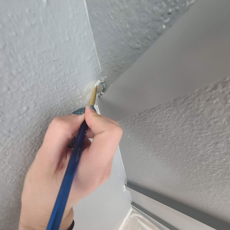 paint touch ups in a small space