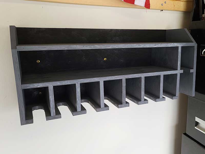 Cordless drill discount storage rack plans