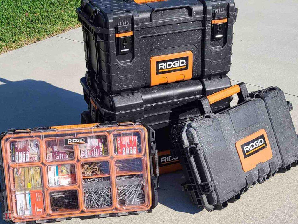 Ridgid hard case tool storage is ideal to store your must have tools
